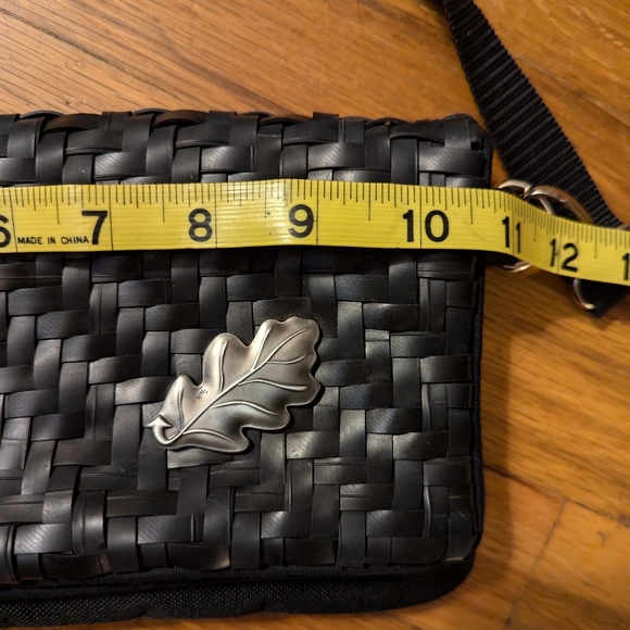 Black clutch made from bicycle tires NWOT - Picture 4 of 5